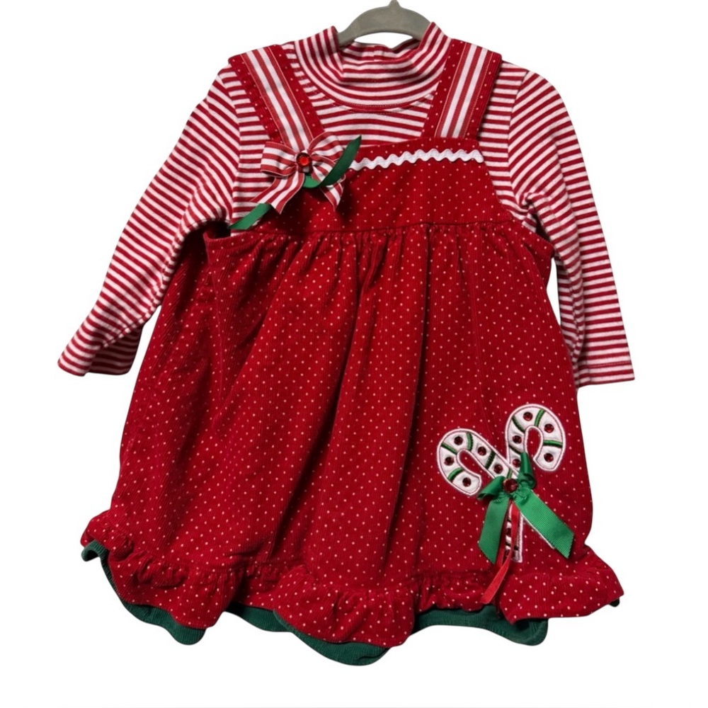 Rare Editions toddler Christmas dress